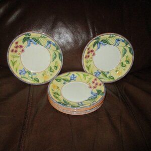JOHNSON BROS. Spring Melody 6 saucers  NWOT